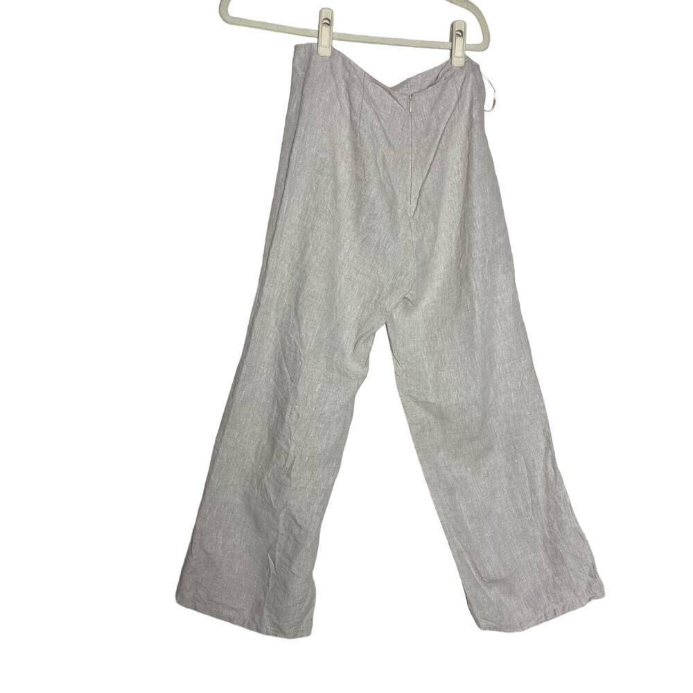 Reformation Scarlett Linen Cream Two Piece Set Size 8 - Picture 15 of 16